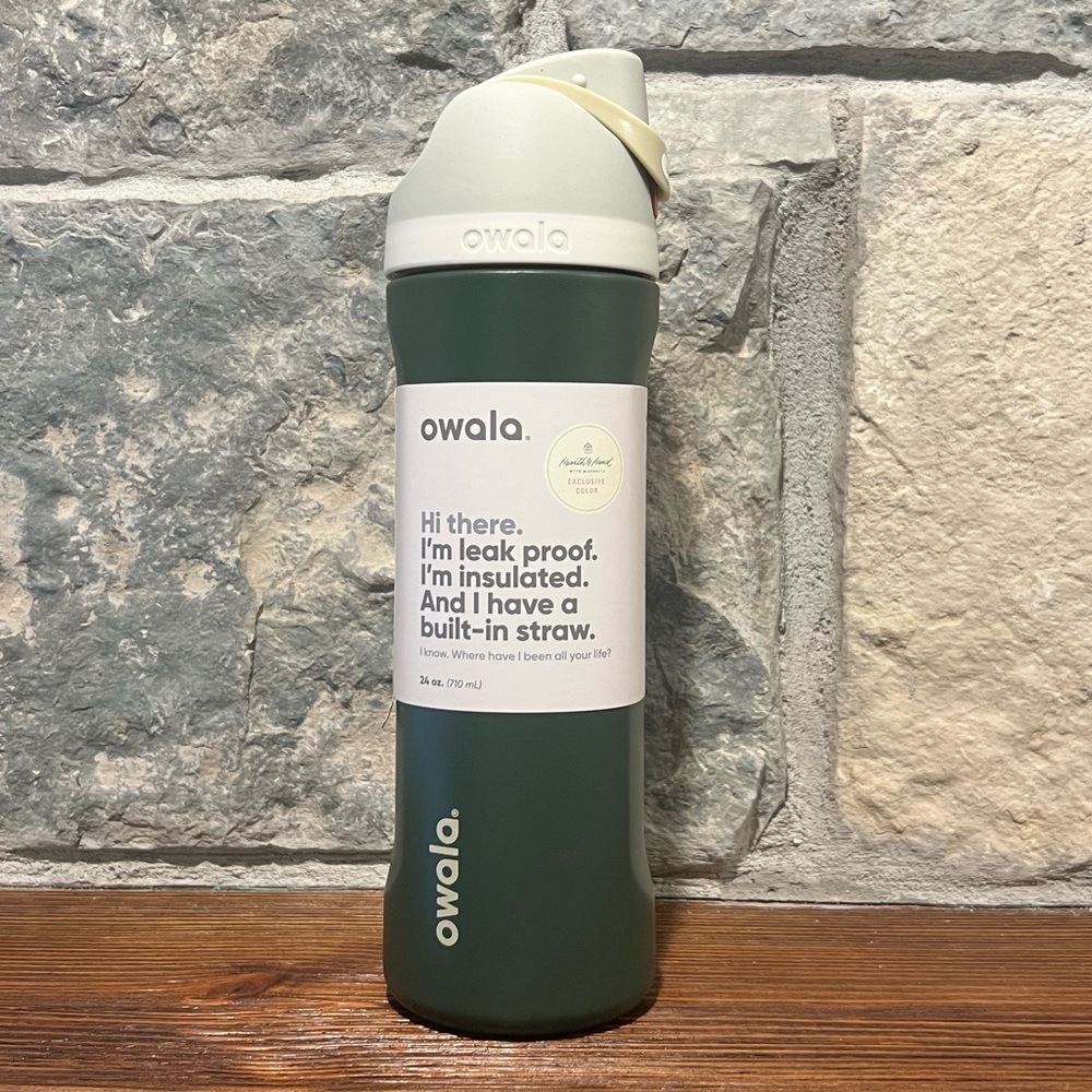 Peaceful Pine Special Ed 24oz Stainlesss Steel FreeSip Hearth & Hand NWT Soldout